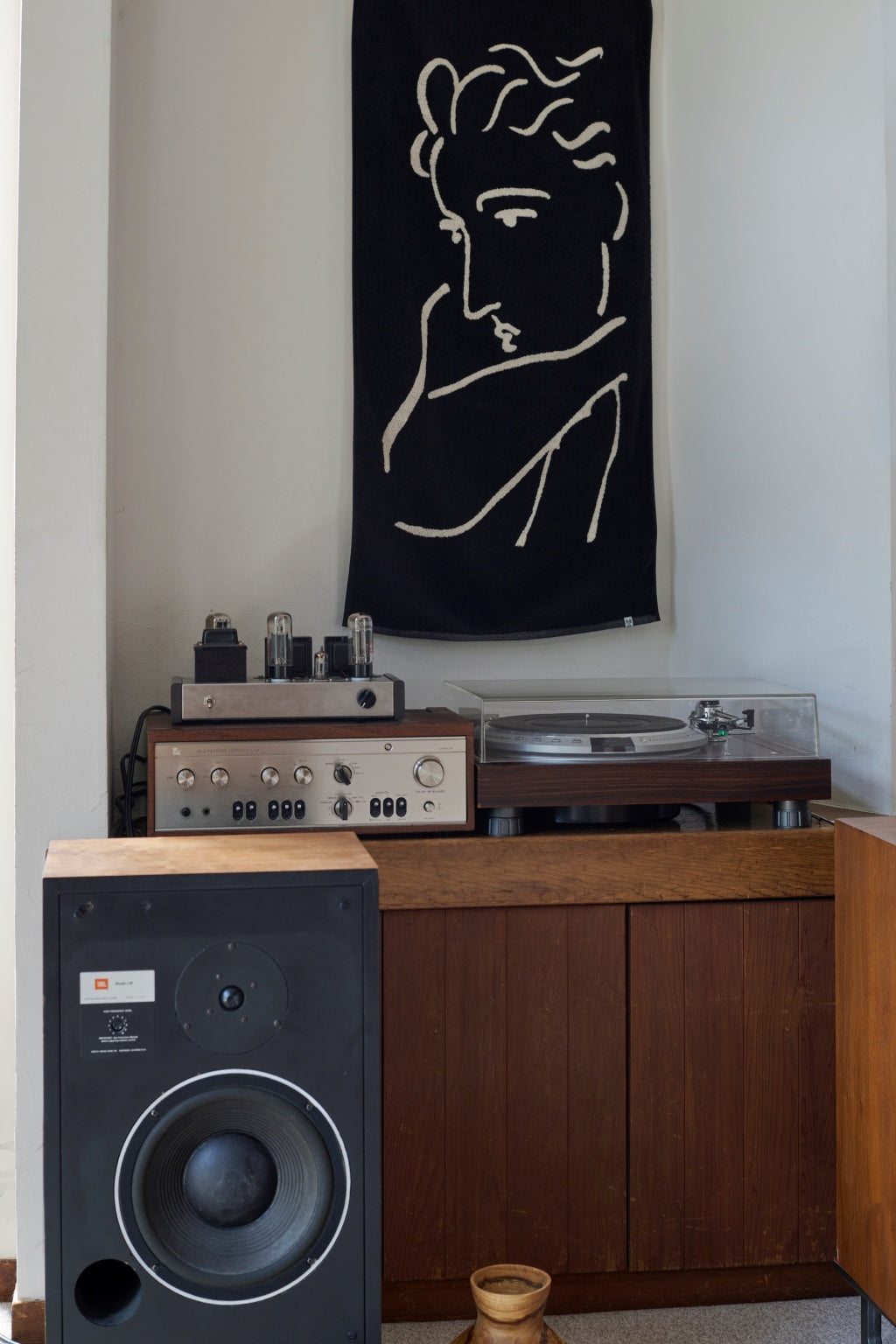 AMBIENT / BATH TOWEL / Henri Matisse / CHARCOAL×CREAM