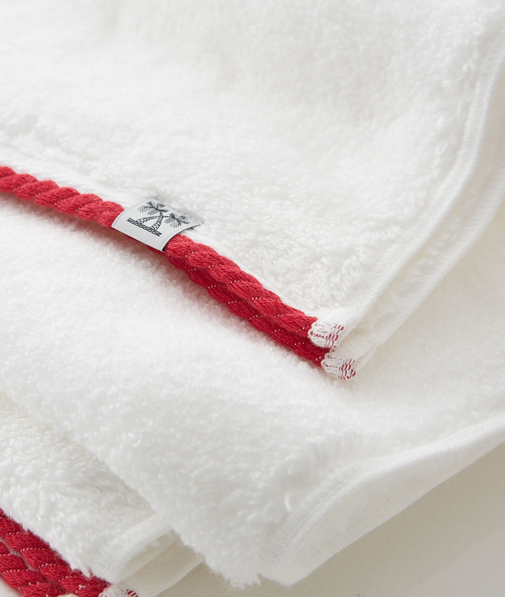 CABIN TOWEL WASH TOWEL / WHITE