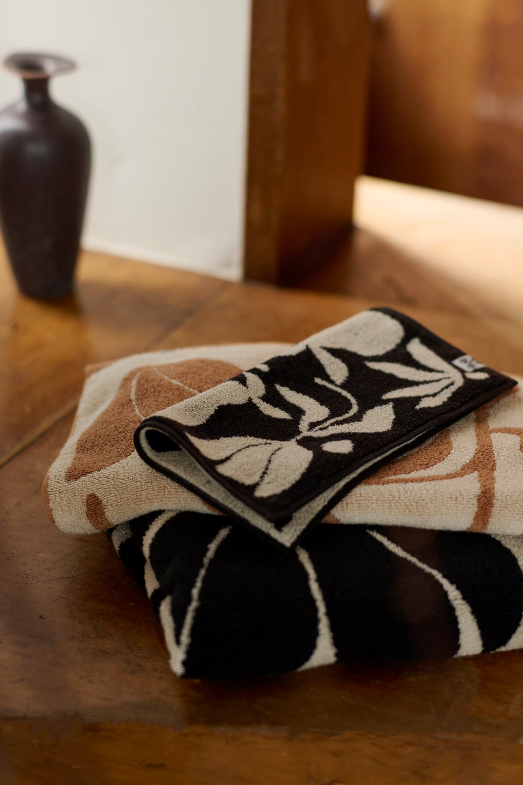AMBIENT / HANDKERCHIEF TOWEL / Botanical / SIENNA×CREAM