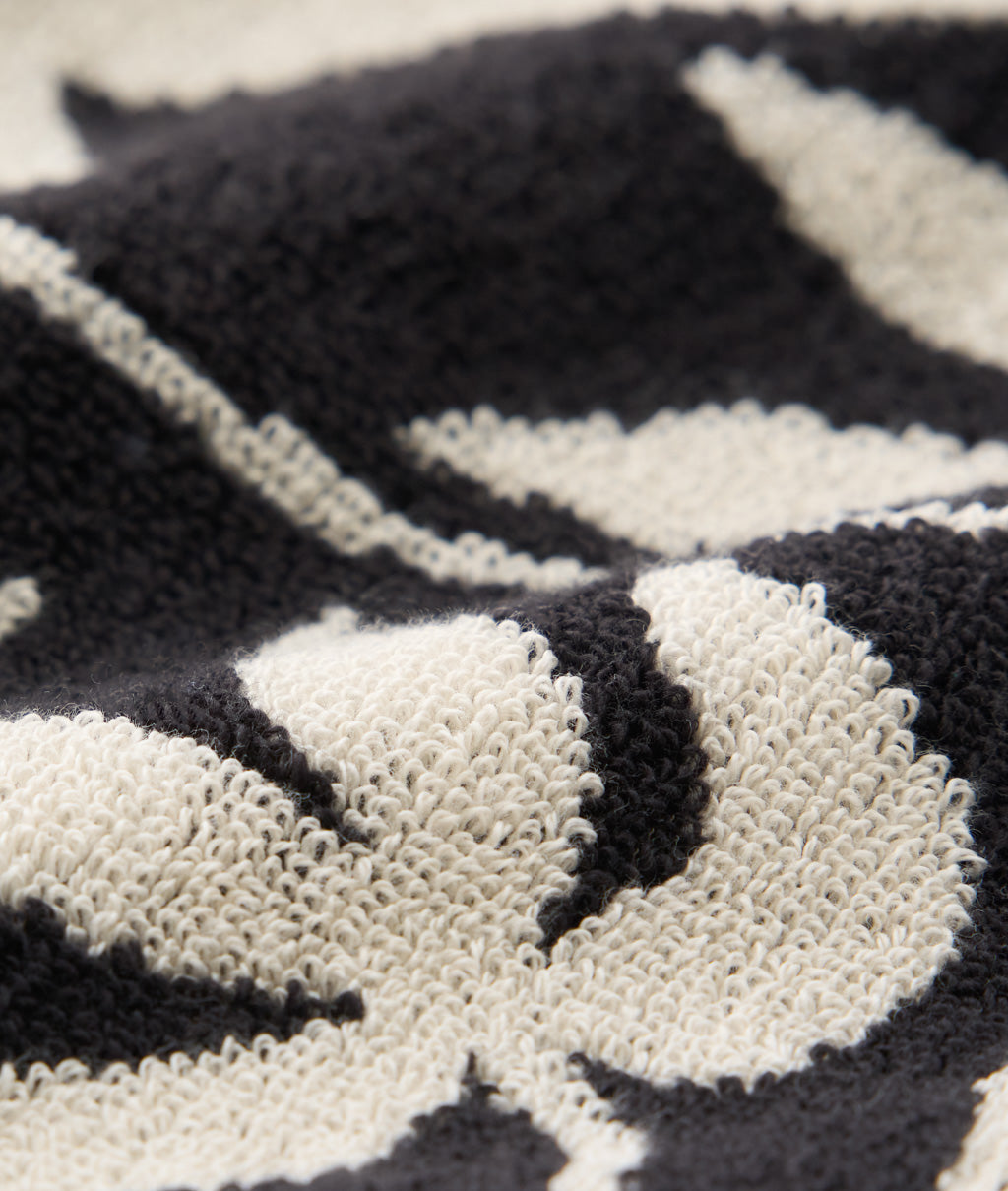 AMBIENT / HANDKERCHIEF TOWEL / Botanical / CHARCOAL×CREAM