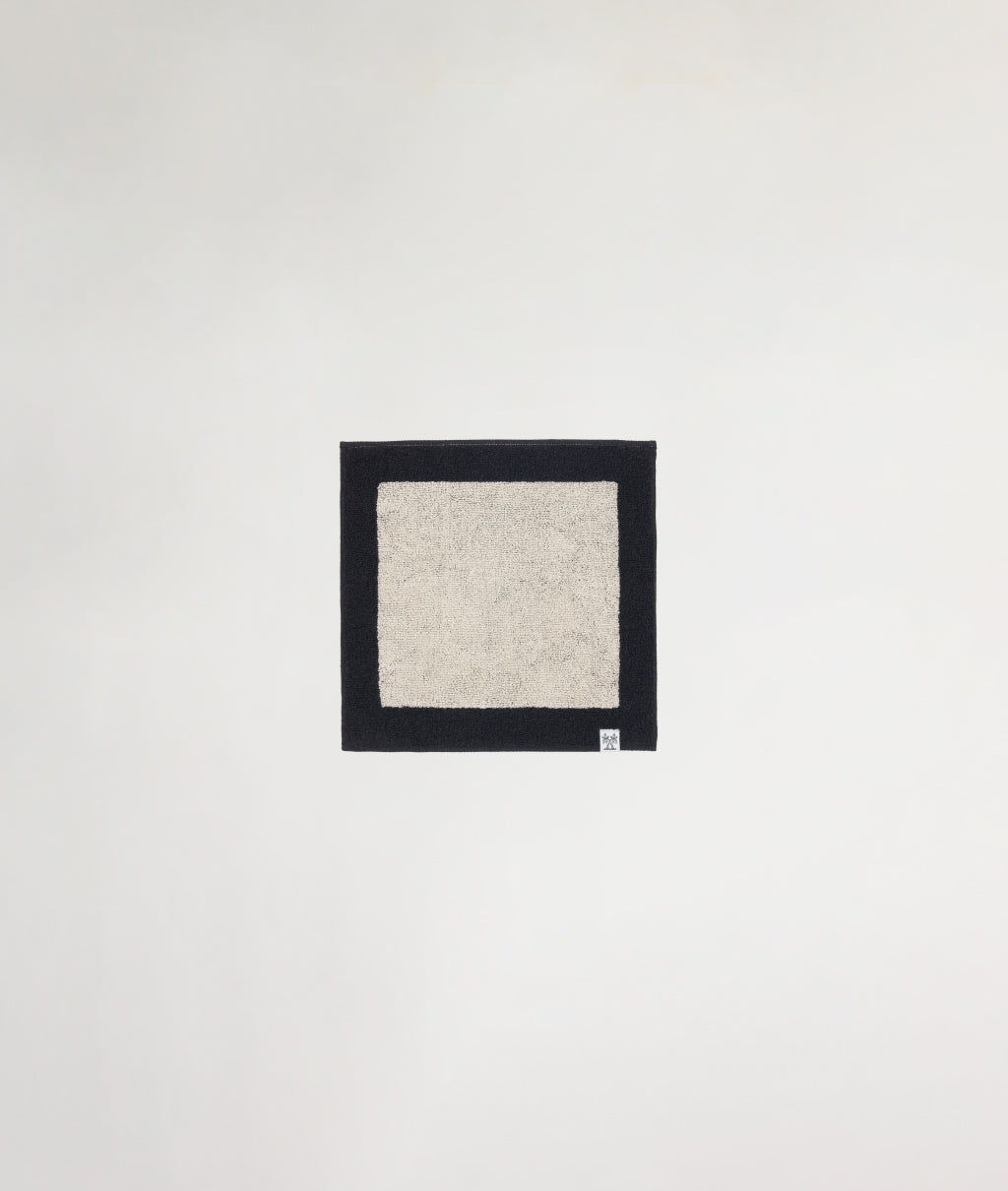 AMBIENT / HANDKERCHIEF TOWEL / Frame / CHARCOAL×CREAM