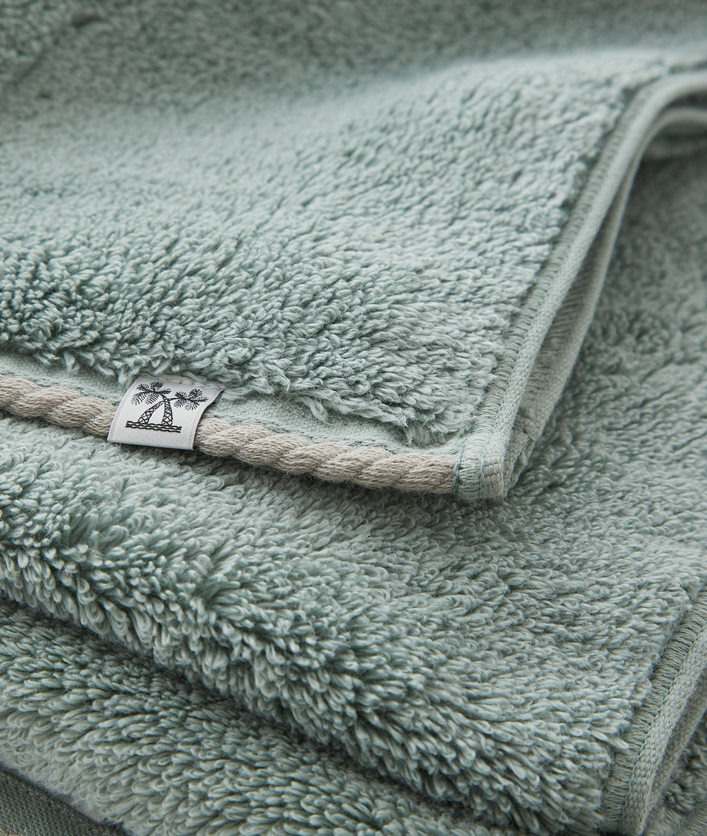 CABIN TOWEL WASH TOWEL / JADE GREEN